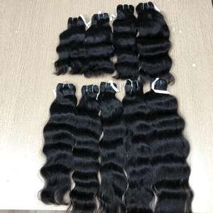 Haute Qualité Naturel Ondulé Trame Vierge Remy Extension De Cheveux Double Machine Tissage De Cheveux Humains - Product Image 2