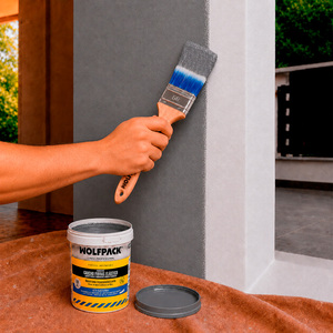Wasserdichte Farbe mit Fasern für Außen- und Innenbereiche 750 ml. Farbe Grau - Product Image 6