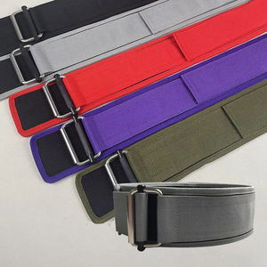 Powerlifting haltérophilie soutien arrière ceinture autobloquante néoprène Nylon fait poids ceintures de levage à verrouillage automatique - Product Image 6