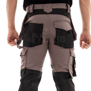 Pantalon de travail cargo industriel robuste pour homme, pantalon de travail multi-poches durable pour usine - Product Image 3