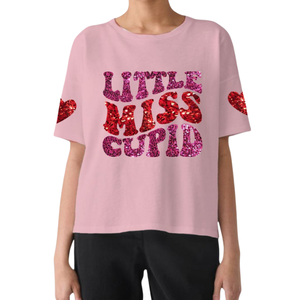 Camisetas personalizadas bonitas y bonitas especiales de San Valentín para mujer, camisetas informales de moda de verano al por mayor para mujer - Product Image 2