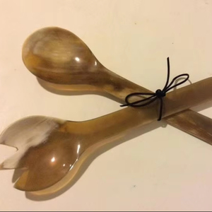 Promotion : Cuillère de cuisine moderne et étanche en corne de buffle/vache 100 % naturelle, fabriquée à la main en Inde, pour la mesure du café - Product Image 1