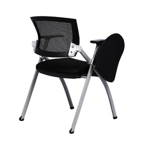 Beema 02 BFGX005 <b>Foldable</b> Mesh Back Office Chair with Writing <b>Desk</b> - Product Image 2