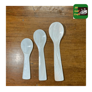 Fabriqué à la main perle coquillage cuillère nacre cuillère Caviar cuillère de service petit ustensile de coquille pour les cadeaux de luxe et la vaisselle - Product Image 3