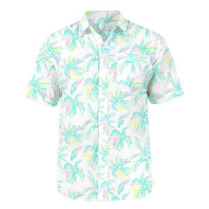 เสื้อฮาวายผ้าโพลีเอสเตอร์สำหรับผู้ชายเสื้อชายหาดแขนสั้นลำลองสำหรับวันหยุดพักผ่อน - Product Image 6
