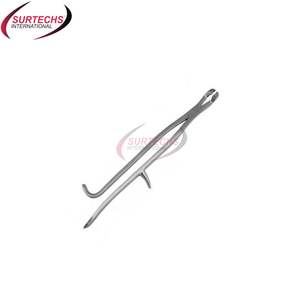 Fórceps de extracción dental de acero inoxidable para equinos veterinarios Surgicon, base al por mayor de instrumentos quirúrgicos, tapa de mandíbula superior - Product Image 2