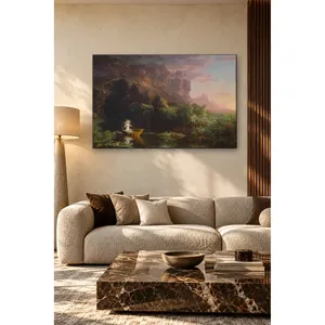 Fida Thomas Cole Le voyage de la vie : Impression sur toile sur le thème de l'enfance - Product Image 1