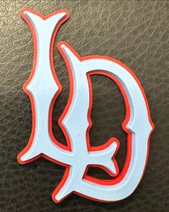 Pare-chocs de casque de Baseball personnalisés de haute qualité avec support adhésif 3M 2D 3D Double ruban pour les logos des équipes - Product Image 1