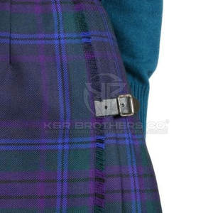 Kilt de tartán ligero para mujer con tela suave y combinaciones de colores vibrantes Kilt de tartán hecho a mano para mujer - Product Image 2