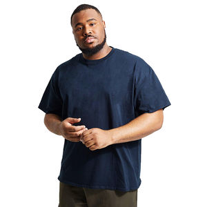 Camiseta extragrande con estampado de logotipo personalizado para hombre, Camiseta estampada de algodón pesado de 260 gramos - Product Image 1