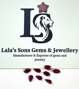 Fine Quality Natural African <b>Ruby</b> Heated 3x5mm Oval Pear Cut 60.35 Cts. Reddish Pink Color Loose Gemstone for Making Jewellery - Product Image 5