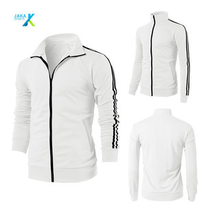 เสื้อแจ็กเก็ตแนวแอคทีฟฟิตรัดรูปสำหรับผู้ชายเสื้อออกกำลังกายแขนยาวมีซิปน้ำหนักเบา100% พิมพ์ลายสำหรับใส่วิ่งในยิมกลางแจ้ง - Product Image 1