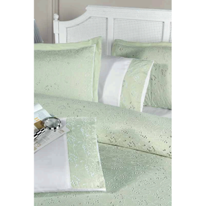 Juego de Ropa de Cama King Size de Lujo Moderno de 6 Piezas, Funda de Edredón XL y Sábana Ajustable, Tela de Satén de Algodón, Costuras Elegantes para Uso Doméstico - Product Image 3