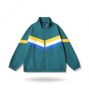 Veste coupe-vent de sport de haute qualité, service OEM, respirante, manches longues, tenue de plein air pour hommes - Product Image 1