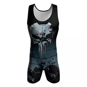 Couleurs personnalisées Anti-rétrécissement Wrestling Singlet impression personnalisée couleur unie Wrestling Singlet Polyester Wrestling Training Suit - Product Image 4