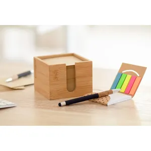 สมุดบันทึกไม้ไผ่ซาแกโน่แบบยั่งยืน สำหรับโปรโมชั่น - Product Image 2