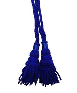 Cuerda de púlpito con peso de Christian Brands en azul Silk Drone Cords - Product Image 5