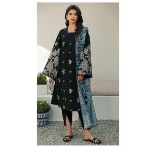 Conjuntos de Alta Calidad para Mujer, Diseño de Bordado, Algodón y Poliéster, Estilo Pakistaní, Chal, Kameez, Dupatta, Transpirable, para Todas las Temporadas, Estilo Indio - Product Image 2