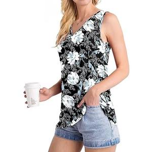 เสื้อกล้ามผู้หญิงสีพาสเทลสีทึบเสื้อโพลีเอสเตอร์แบบระเหิดขนาดอเมริกัน - Product Image 3