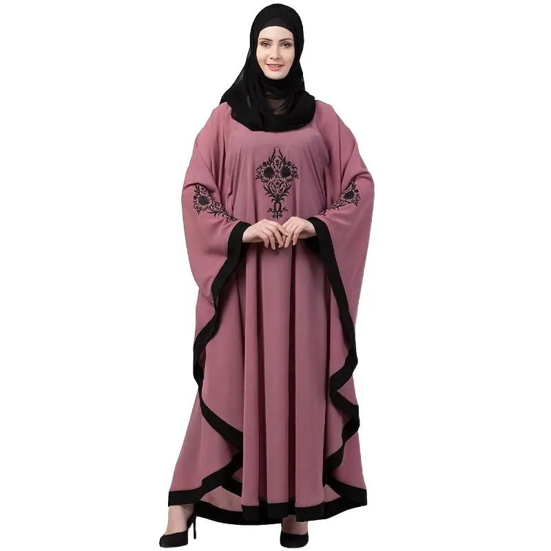 Benutzer definierte islamische Kleidung Muslim Abaya Frauen Muslim Langarm Abaya Frauen Kaftan Islamic Abaya Dubai Kaftans zu günstigen Preisen OEM