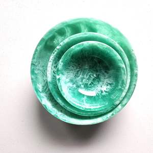 Bols ronds artisanaux en résine servant des assiettes de bol de fruits en époxy pour le fabricant et le vendeur au meilleur prix en Inde - Product Image 6