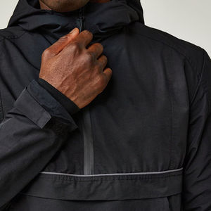 Nouveaux hommes et femmes hiver et automne double couche coupe-vent et imperméable randonnée en plein air survêtement coupe-vent à capuche - Product Image 3