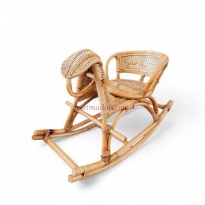 Silla Mecedora de Ratán Natural Tejida a Mano para Bebé con Diseño Suave Inspirado en Animales de Vietnam - Product Image 2