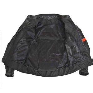 Chaqueta de moto de cuero con logotipo personalizado para hombre, chaqueta de carreras de piel de vaca, equipo de protección CE, ropa de moto OEM - Product Image 6