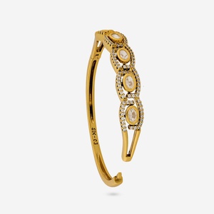 กำไลข้อมือแฟชั่นคุนดัน - คุนดัน คาด้า ดีไซน์หรูหรา - Product Image 4