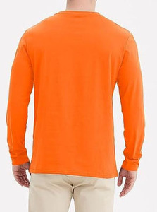 เสื้อยืดผู้ชายทรงหลวมพิมพ์ลายแขนยาวผ้าฝ้าย 100% - Product Image 2