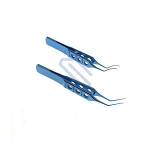 Blomberg Pierse Titanium Capsulorrexis Fórceps Ophthalmic Eye Cap Instrumento quirúrgico Manual CE Acero inoxidable - Product Image 1