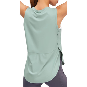 Custom yoga <b>tops</b> for women breathable gym fitness wear oem activewear with logo print options and private label branding - Product Image 4