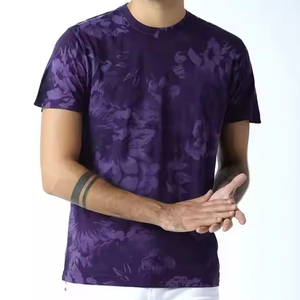 Camiseta de manga corta con estampado de sublimación de alta calidad para hombre, Camiseta cómoda de tela transpirable personalizada con logotipo - Product Image 2