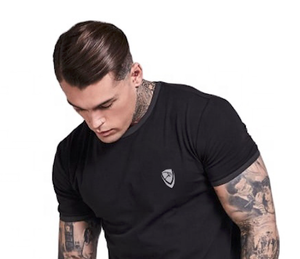 95% coton 5% spandex personnalisé logo privé vêtements d'entraînement vêtements de gym vêtements de fitness plaine blanc hommes t-shirt - Product Image 3