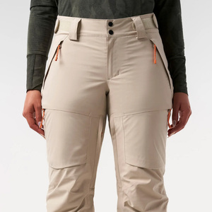 Proveedor OEM Pantalones de esquí personalizados para mujer con logotipo de tela transpirable a prueba de viento Marca y producción de etiquetas privadas - Product Image 3