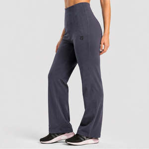 Pantalones de Mujer Aira Move, Transpirables, Color Azul Marino, Talla XL, Cintura Alta, Pierna Ancha, Estilo Deportivo, Holgados, Casuales y a la Moda - Product Image 1