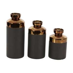 Vase en métal de style antique personnalisé, finition dorée polie, pour décoration de mariage rustique à bas prix - Product Image 4