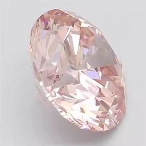Le laboratoire rond rose intense certifié IGI a créé un coussin de diamant coupé dans une forme de fantaisie Diamants en vrac de Surat India - Product Image 2