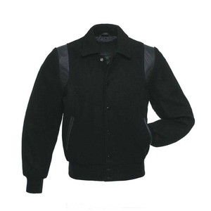 Chaqueta universitaria de satén con logotipo personalizado para hombre, chaqueta bomber de béisbol, precio de fábrica OEM - Product Image 5