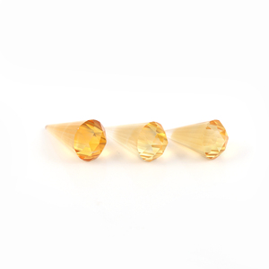 Pierres précieuses en citrine jaune naturelle, taille goutte d'eau, facettées en forme de poire, pierres précieuses en vrac, certifiées par une tierce partie, Gopika Exports, bijoux fins - Product Image 1