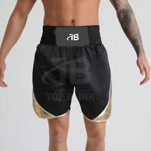 Pantalones Cortos Deportivos de Boxeo de Alta Calidad, Cintura Elástica de Satén, 100% Poliéster, Colores y Tallas Personalizables, 2025 - Product Image 2