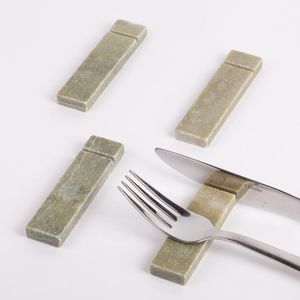 hot selling Luxury Fork <b>Knife</b> Rest Natural Stone <b>Holders</b> Modern Design Table Decor Kitchen Accessories for sale - Product Image 6