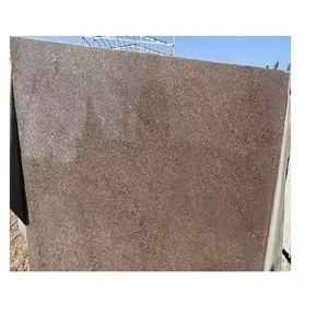 Losas de granito marrón brillante, diseño moderno, piedra natural para hoteles e interiores de casas, precios a granel, forma de losa grande de la India - Product Image 1