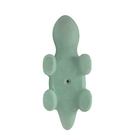 Jouets de bain en gros écologiques en forme de dinosaure, figurines d'animaux mignonnes en vinyle et plastique pour jeux aquatiques, avec fonction couineuse, faciles à mâcher pour chiens