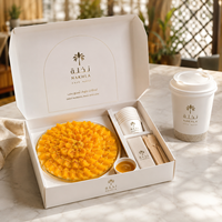 Boîte cadeau personnalisée AT PACK UAE pour desserts avec logo, pour gâteau à la mangue, kunafa, confiseries, café et pâtisserie à emporter