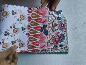 Tarjetas de invitación serigrafiadas de lujo con sobres a juego Juego de tarjetas y sobres de seda de algodón hechos a mano Calidad Premium - Product Image 6