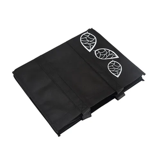 ถุงผ้าฝ้ายกระดาษขนาดใหญ่ปรับแต่งได้พร้อมซิปถุงช้อปปิ้งแบบธรรมดาที่ดีที่สุดในแบบของคุณ - Product Image 2