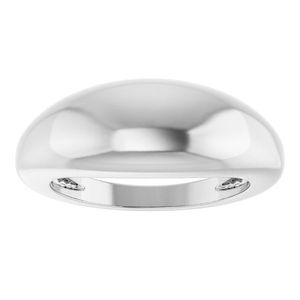 แหวนมอยส์ซาไนต์ Stuller รุ่น 50199:765268P ดีไซน์โดม 50199:765268P PL - Product Image 3