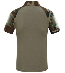 เสื้อยืดกอล์ฟผู้ชายพิมพ์ลายพรางแขนสั้นสำหรับโปโลที่ระบายอากาศได้ถักทอแบบสบายๆจากคอลเลกชันบังคลาเทศ - Product Image 6