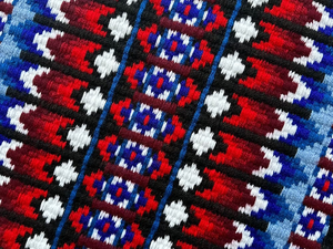 Couverture de selle Western Equestrian 100% Mayatex en laine tissée à la main - Product Image 2